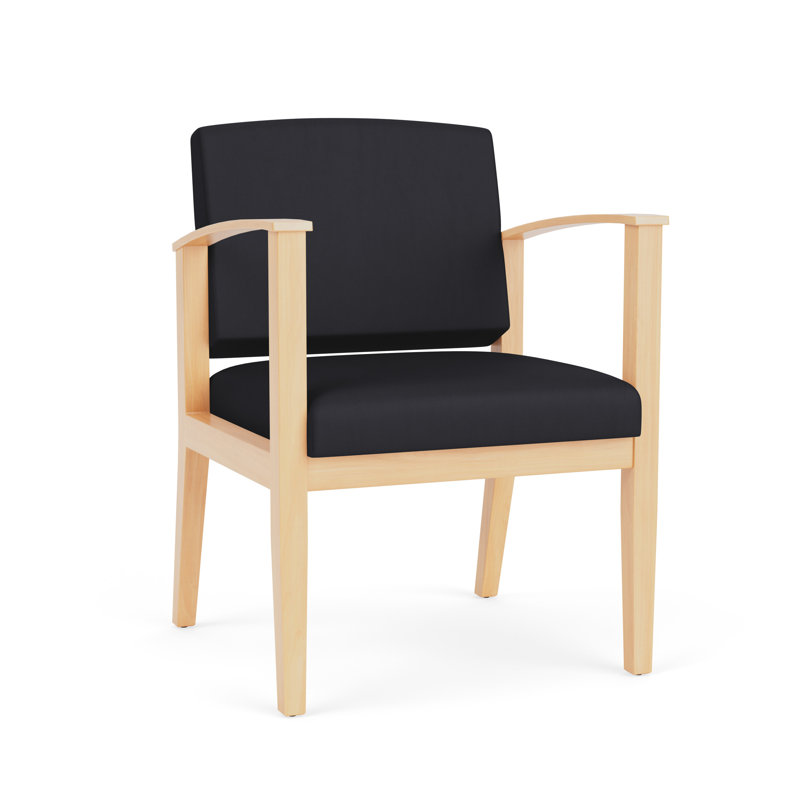 Chaise d’appoint ou d’invité amherst, Naturel, Noir Patriot Plus