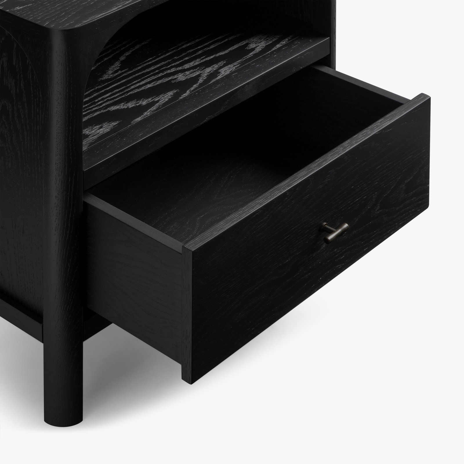 Kaela 1 - Drawer Nightstand, Black
