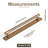 Retro Knurled Non-Slip Handle Backplate（G018）-119287143-119287145
