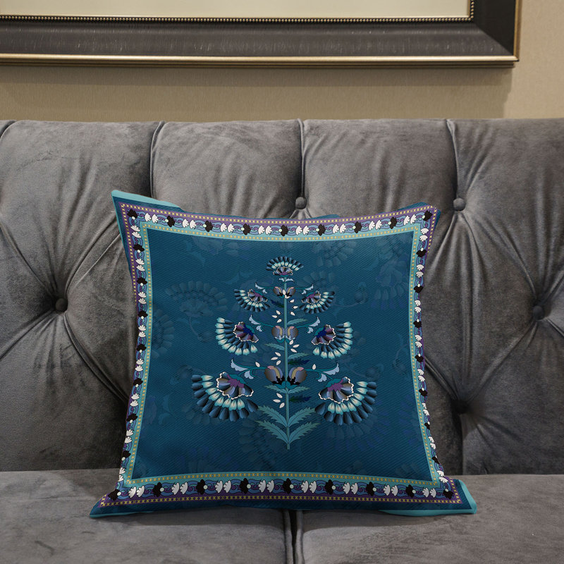 Coussin 26 x 26, Mer / vert