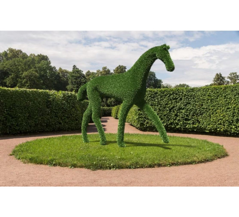 Topiaire de cheval extérieur