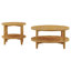 Ensemble de table basse et de table de bout 2 pièces Elliott Maple (seulement avec table basse)