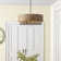 East Clevedon 5 - Light Steel Dimmable Drum Chandelier