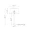 Lampe de table transparente 23 po
