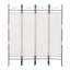 Reynelda 63'' W x 71.3'' H 4 - Panel Room Divider-1913641073