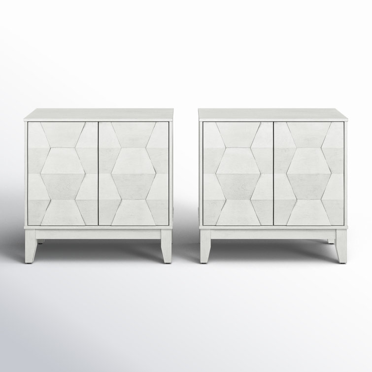 Whisnant Contemporary 2 - Door Storage Cabinet with Adjustable Shelves