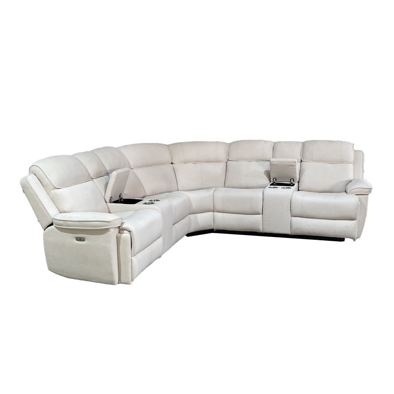 5 Seater Electric Sofa, Cream