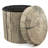 Sorbus Storage Ottoman Foldable with Lid in Log Print-35559452