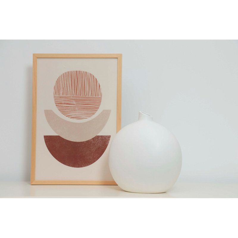Cyna Ceramic / Porcelain Table Vase, White