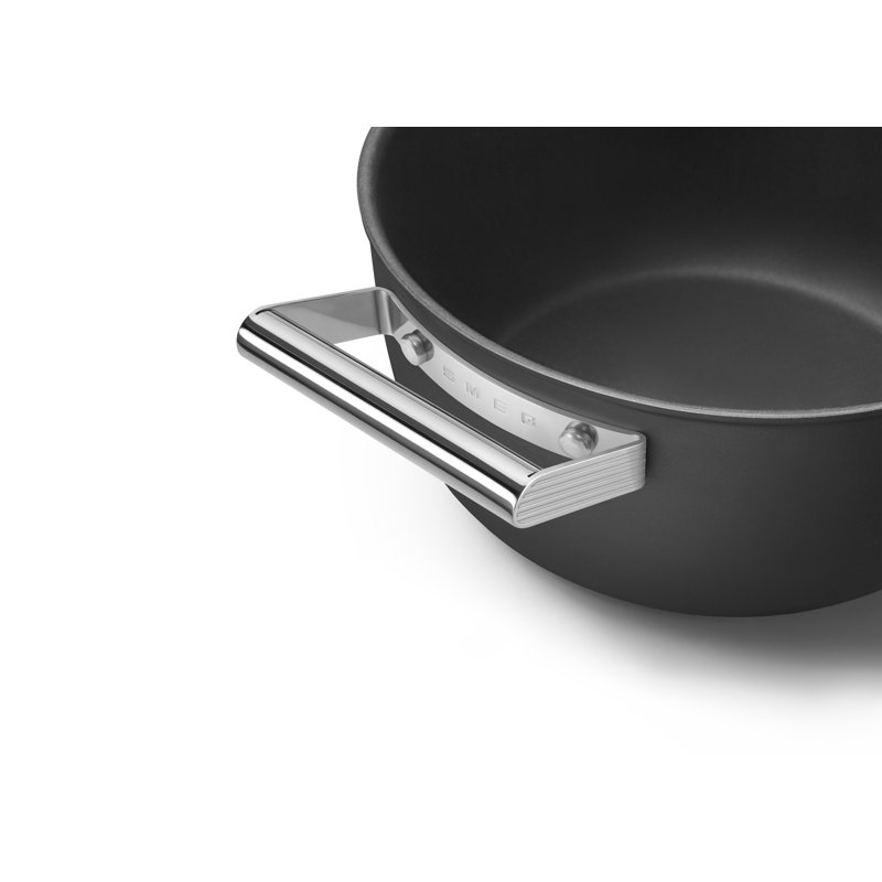 Casserole avec couvercle, 5 pte, Noir