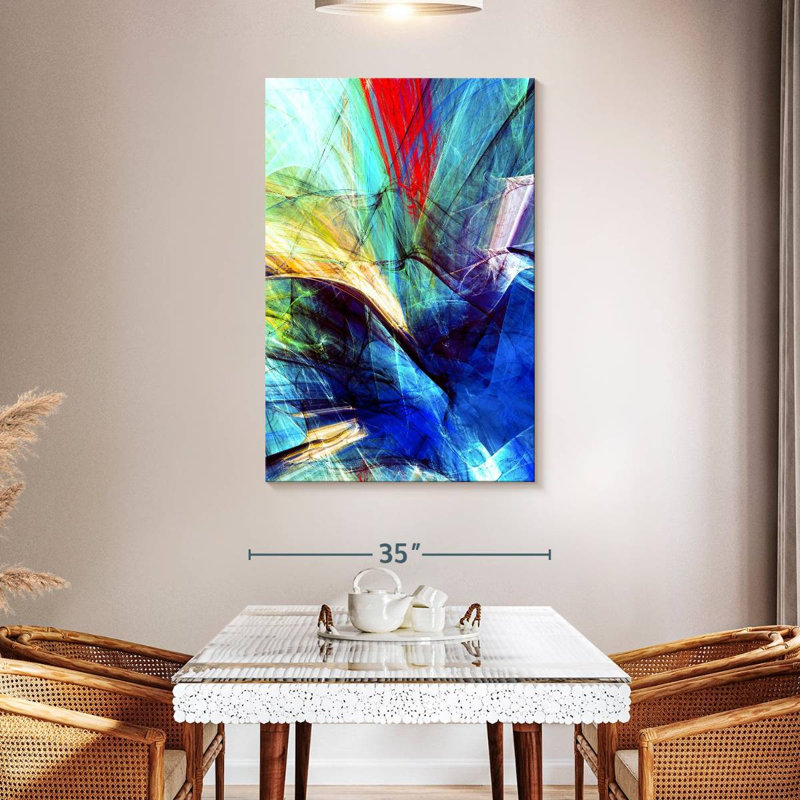 Avery Night Jewels Abstract, 48" H x 32" W