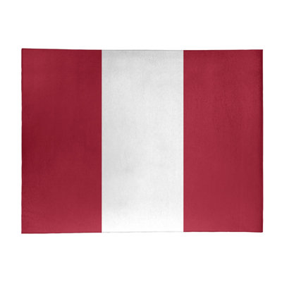 Tapis de grande surface rouge poly-rayures football new york