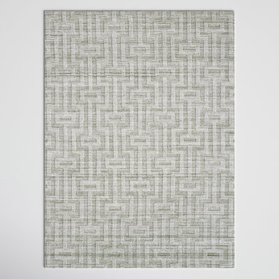Marcia Handmade Viscose Gray Rug