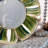 Green Enamel  Picture Frame, Round