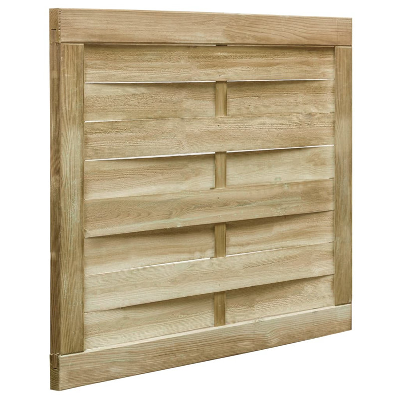 Kivalina 75.0062cm H x 99.9998cm W Green Wood Gate