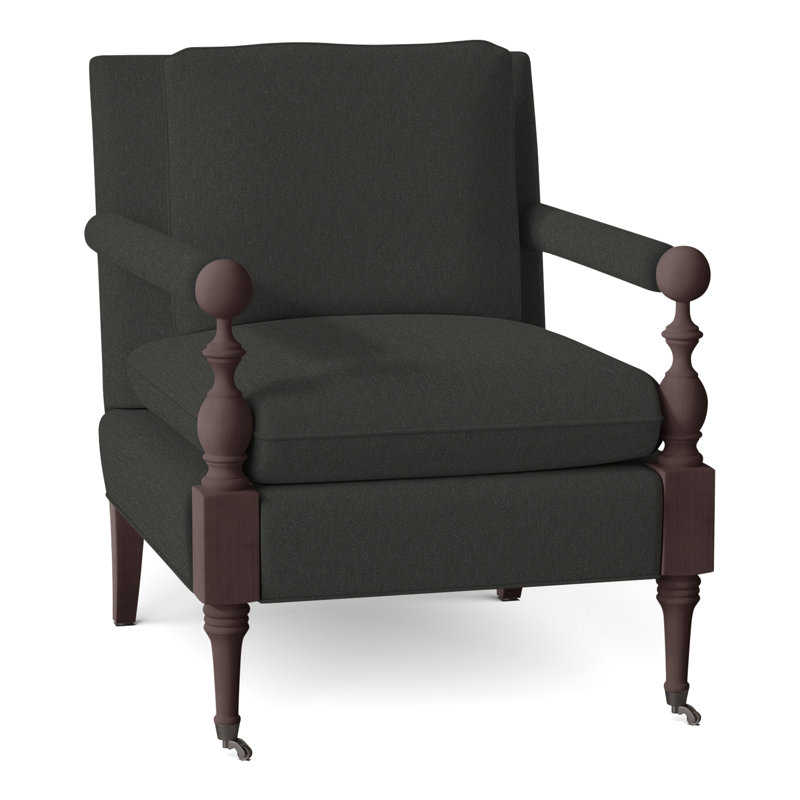 Fauteuil Leslie, Montego Bay, Perigold ‑ flanelle gris anthracite Aspen