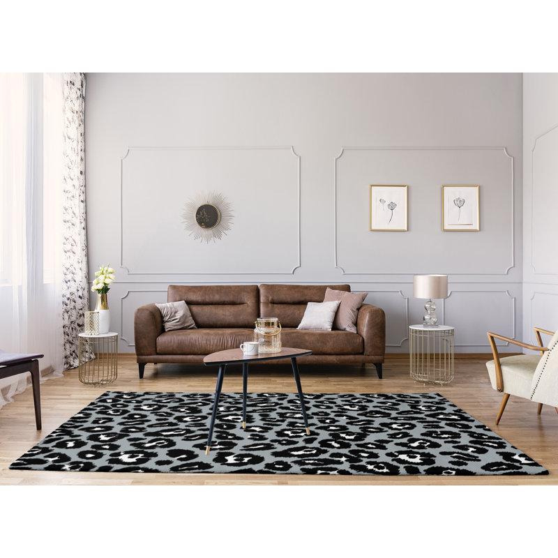 Animal Print Indoor Rug, Rectangle 5' x 7'