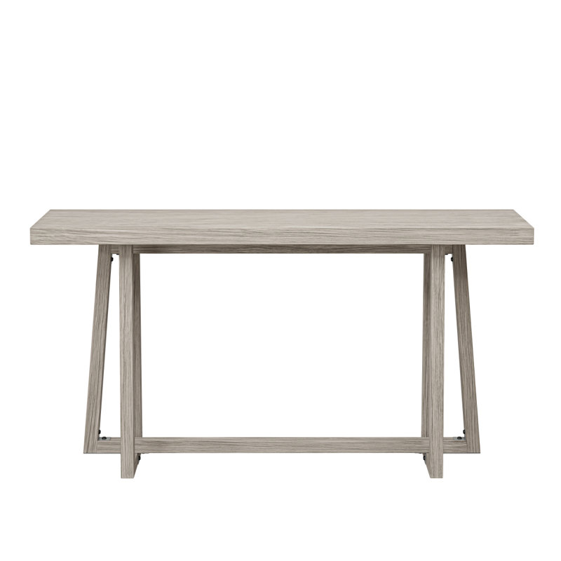 59.84'' Console Table, Stylish Rectangular Entryway Table, Outdoor Console Table For Patio, Sturdy Construction Hall Table, Sofa Table For Entrance, Hallway, Living Room, Bed Room And Patio, Grey