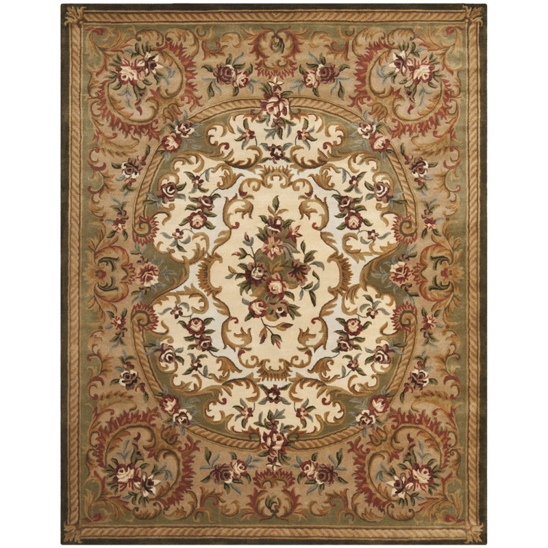 Tosca Hand Tufted Wool Oriental Rug, Round 8'