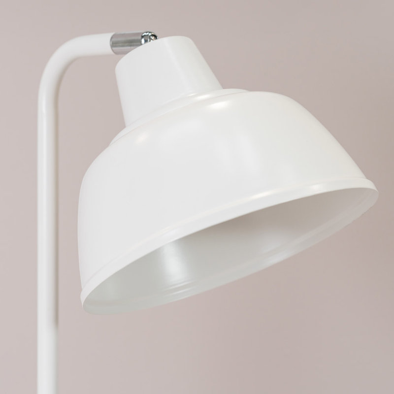 Rhyan Metal Table Lamp, Yes, White