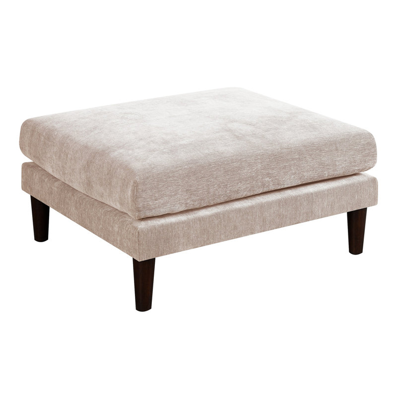Magnifique repose-pieds rosé en tissu Morgan, Pink