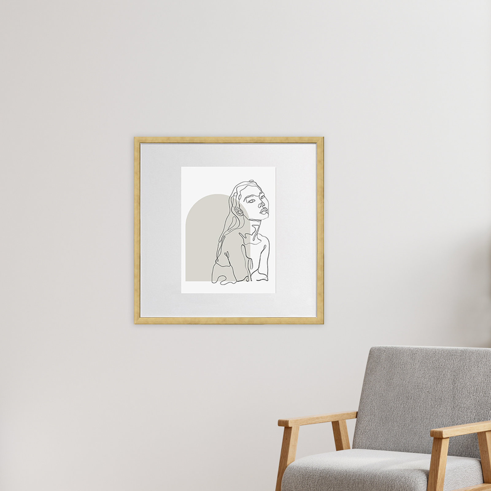 Leclair Wood Picture Frame, Titanium Silver, 8" x 10", 16" x 20"