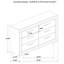 Commode 6 tiroirs Pierce Grey-6878168