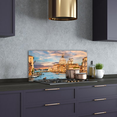 Alce Blue - Venice Italy - No Frame Print on Glass