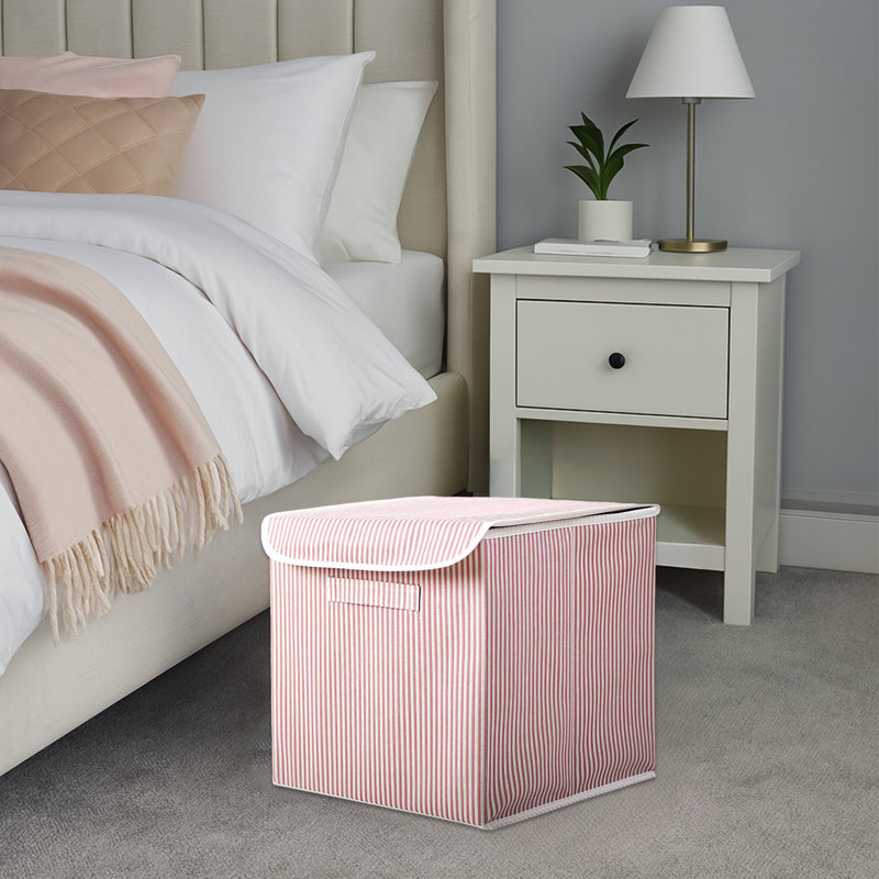 Cubby Minimalist Felt Storage Box, Powder