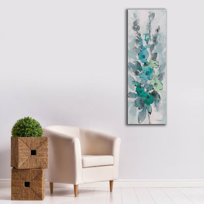 «Loose Bouquet Of Flowers 2 Blue Grey» par Silvia Vassileva, art mural sur toile