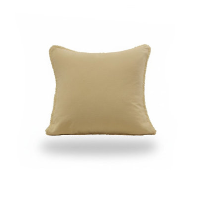 Clay Square Throw Pillow Cover