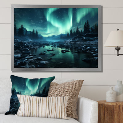 Aurore boréale «Natures Light», reproduction sur toile