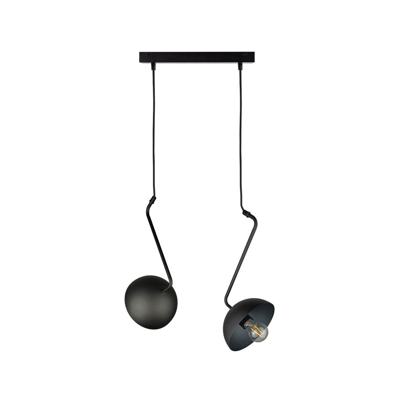 Cassander - Light Pendant, Black, 45cm H x 56cm W x 56cm D, 2