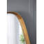 Élégant miroir irrégulier à cadre en bois pour rehausser la décoration intérieure