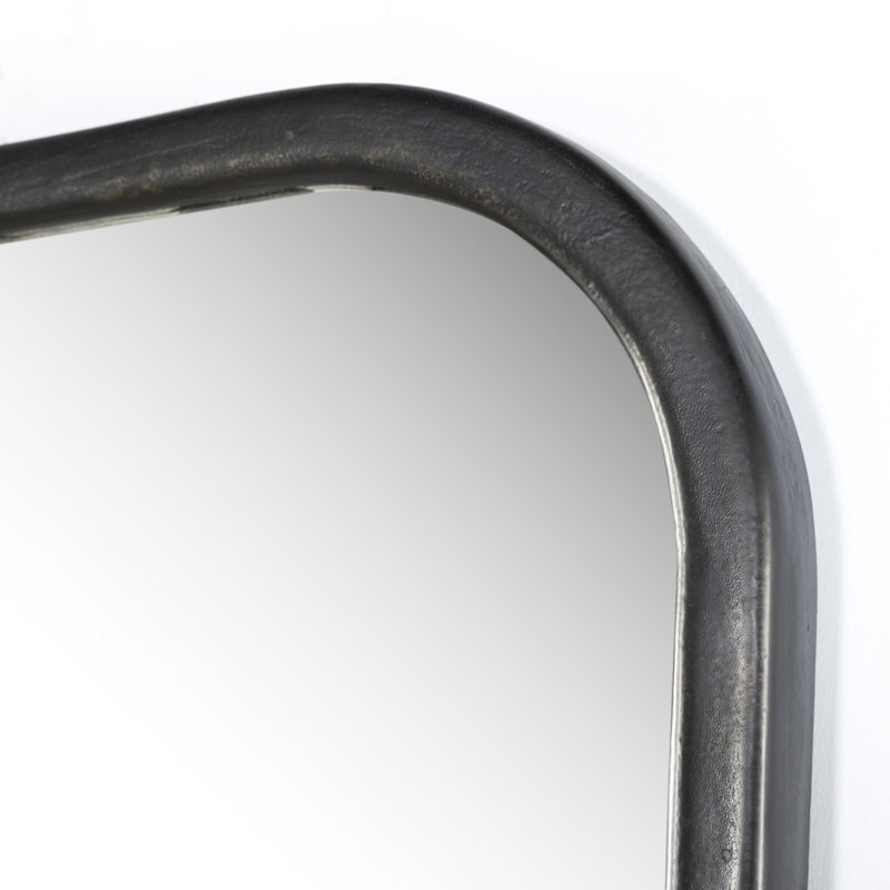 Patz Mantel Mirror, Black Antique