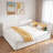 Upholstered Daybed With Usb And 2 Drawers-2017775968