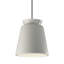 Radiance - Luminaire suspendu trapézoïdal haut 1 lumière - Noir brillant - Bronze foncé - l 13,5 po x H 16 po - DEL dédiée-1313512165-1325346261-1325346103