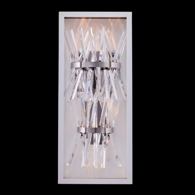 Glacier Estereo Stainless Steel LED Wall Light