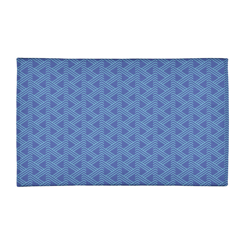 Chenille Geometric Indoor Rug, Rectangle 5' x 7'