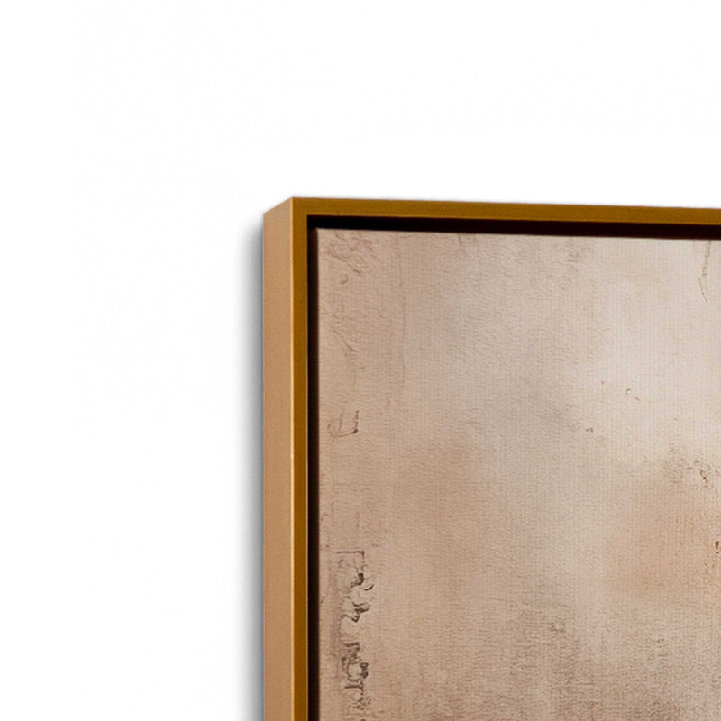 «Russet Mist D dépliant», reproduction sur toile dans un cadre en chrome poli, H 12,75 po x l 12,75 po x P 1,75 po
