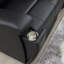 Ensemble de salon moderne 3 pièces avec fauteuils inclinables rembourrés, porte-gobelets et rangements-225584427