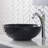 Thin Ceramics Circular Vessel Bathroom Sink-1869322074