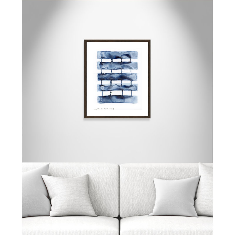 Gareth Stitched Together I by Nikki Galapon - Solid Wood Rectangle Print Single Piece Item on Canvas