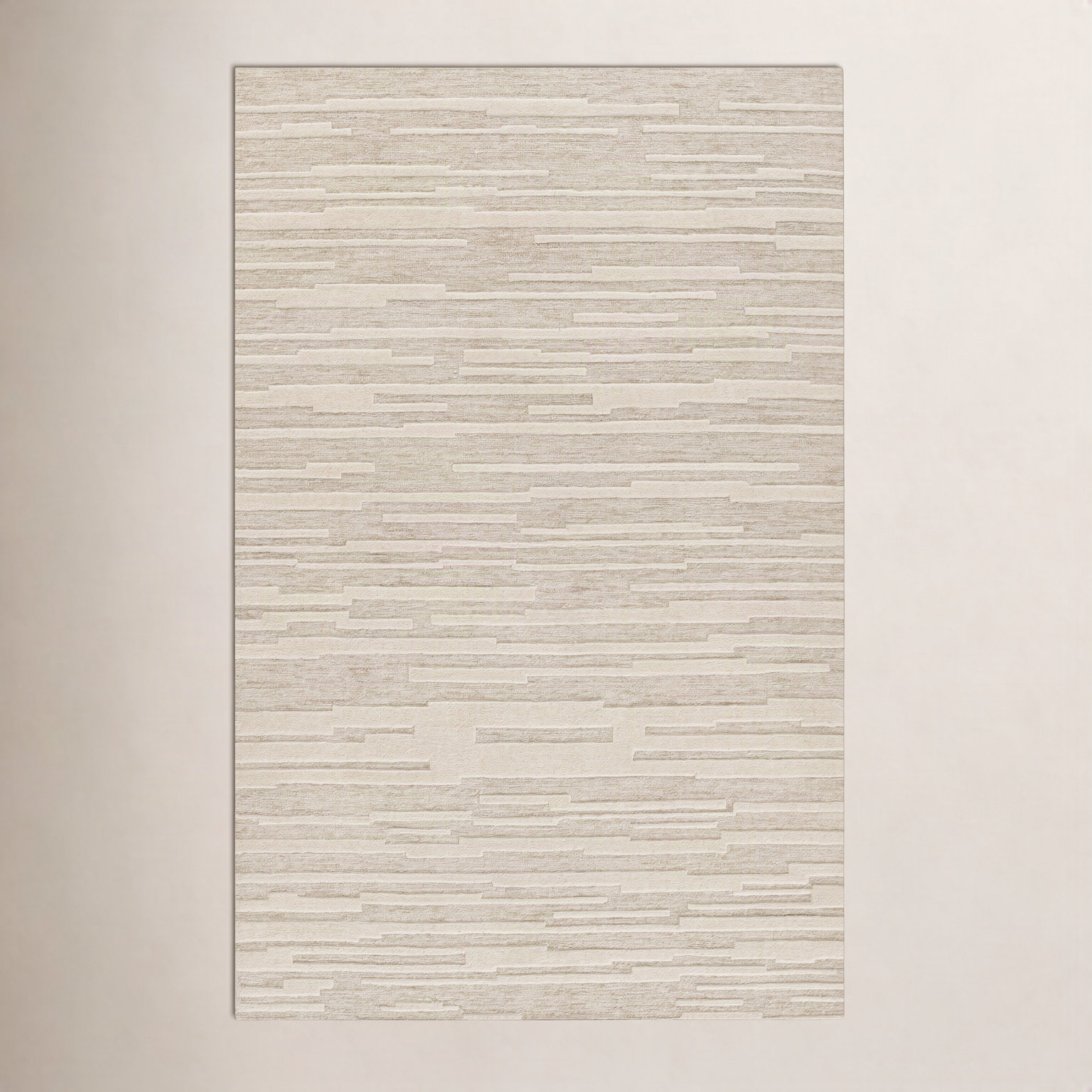 Keaundra Hand-Woven Geometric Wool Rug, Rectangle 9' x 12'