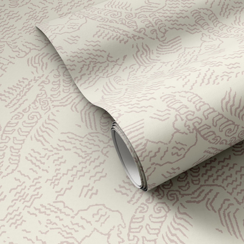 Balkan Abstract Wallpaper, 52"x132", Balkan Grey II
