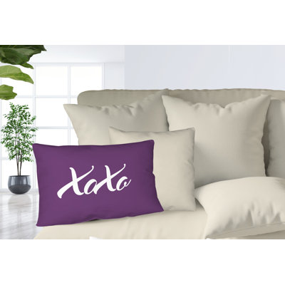 Housse et insert de coussin rectangulaire Asox Xoxo