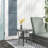 Outsunny Rattan Coffee Table With Storage Shelf
