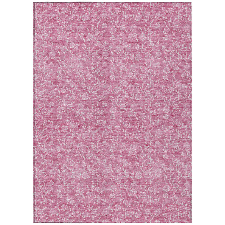 Lavonia Washable Floral Indoor / Outdoor Rug