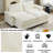 Modern Chenille Comfort Modular Combo Cloud Sofa-1660571189