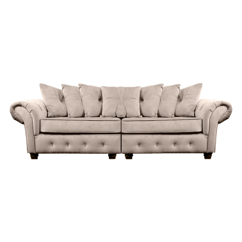 Lila 2 Seater Velvet Sofa, Mink